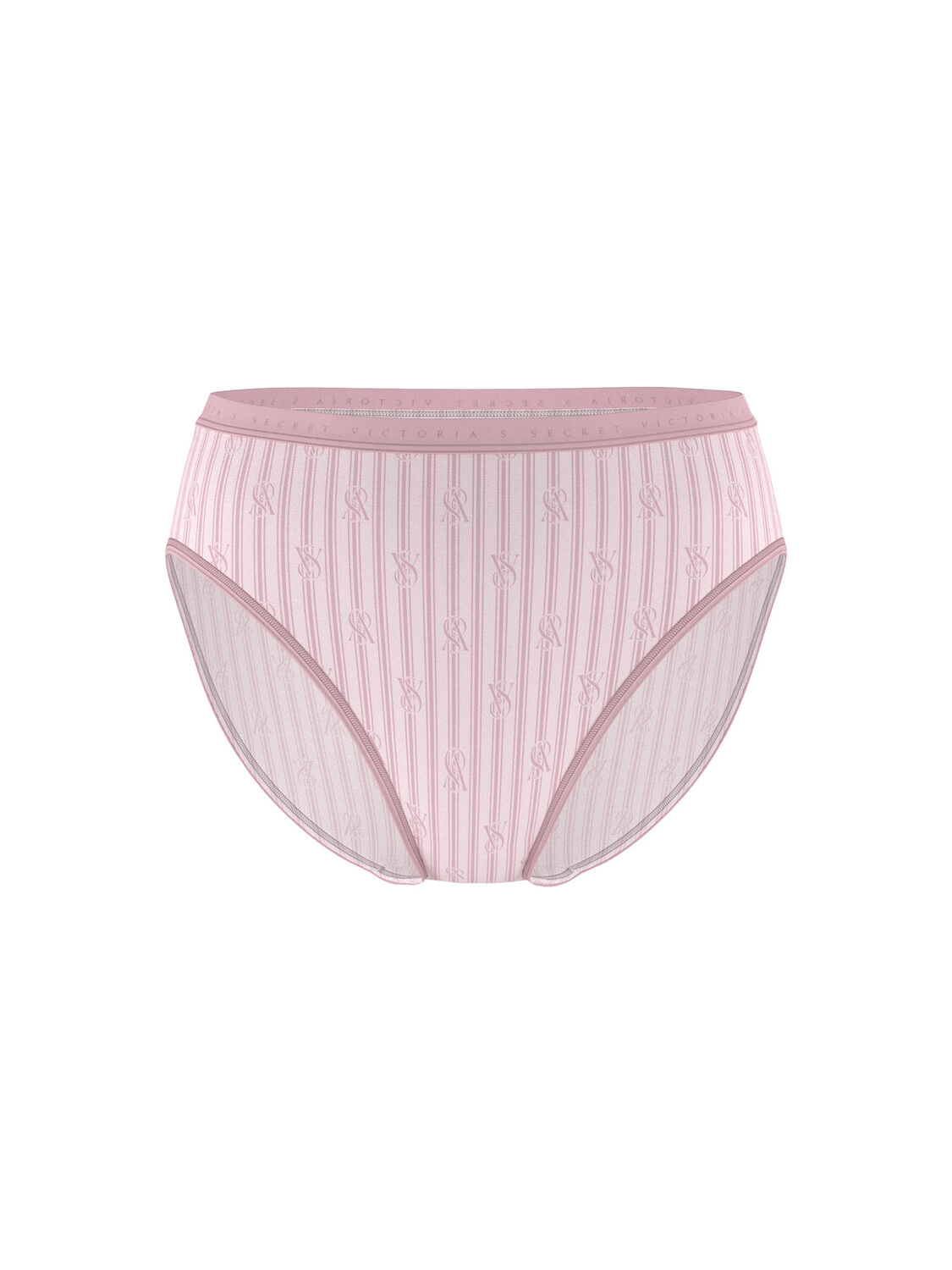 vs Victoria's Secret Stretch Cotton High-Leg Brief Panty Stripe 3 of 3 