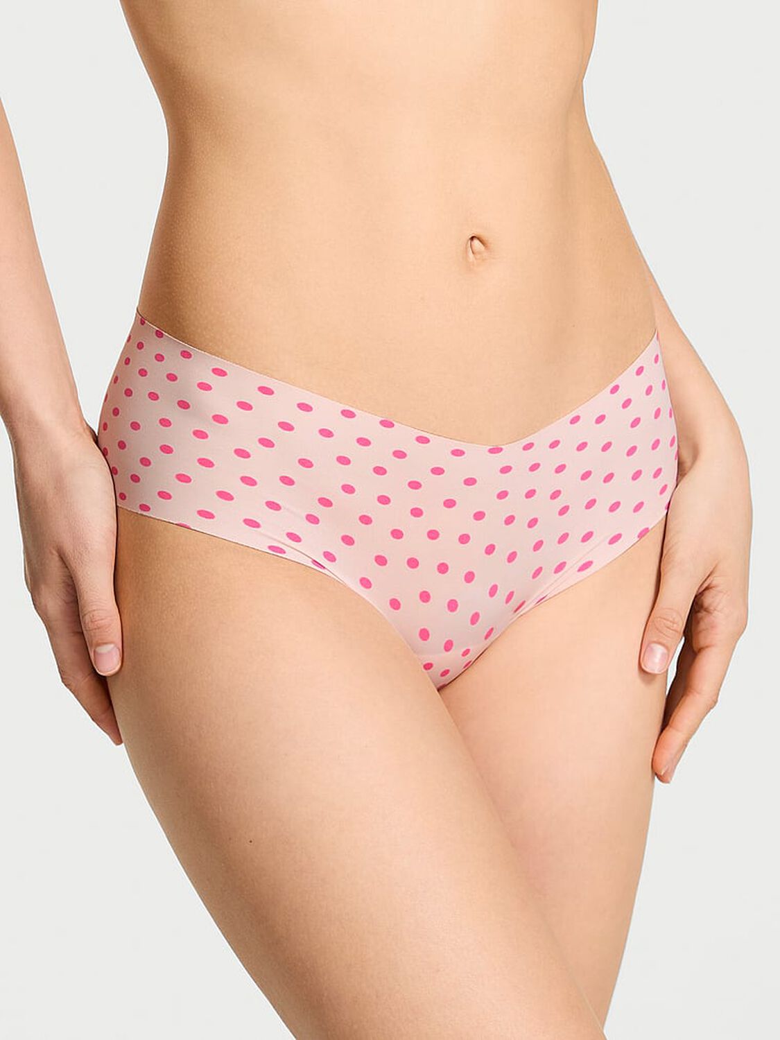 vs No-Show No-Show Cheeky Panty Purest Pink Dots 1 of 3 