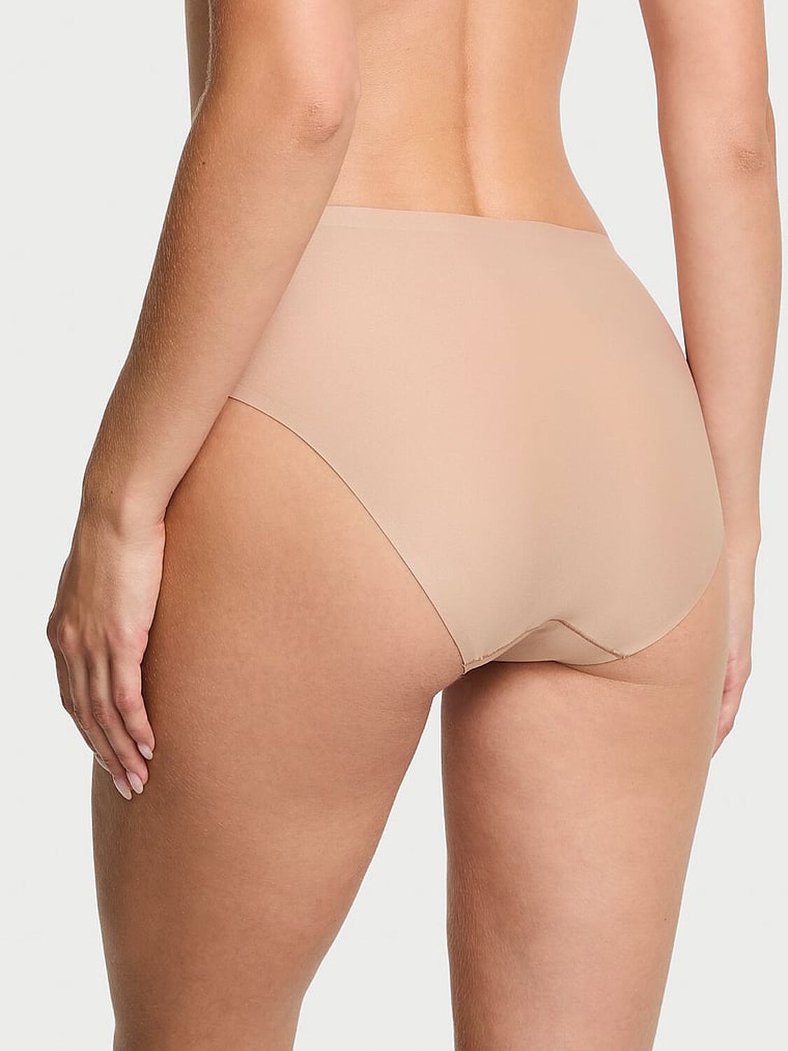 vs Body By Victoria Body by Victoria Flex Mid-Rise Bikini Panty Praline 2 of 2 