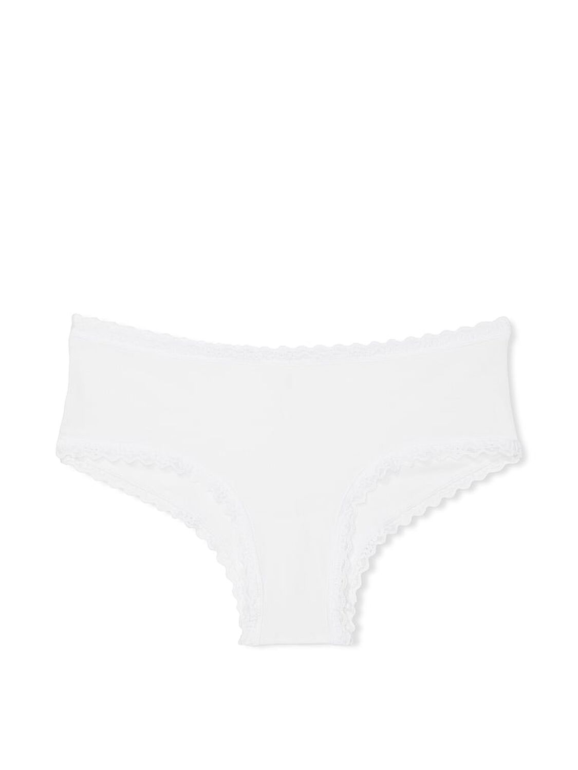 vs The Lacie Cotton Lace-Waist Cheeky Panty White 3 of 3 