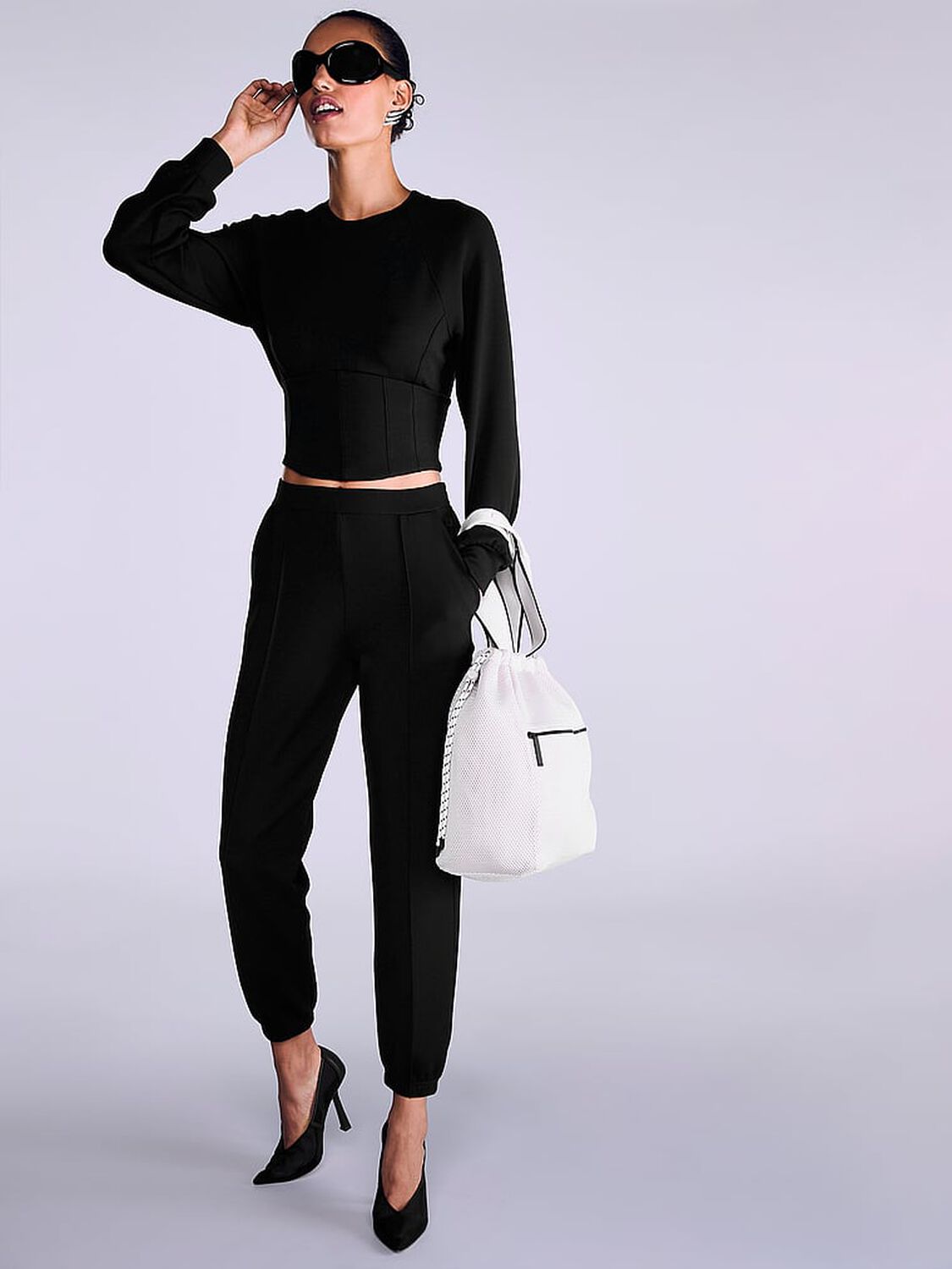 vs Vsx VSX Featherweight Knit Jogger Pant Pure Black 4 of 4 