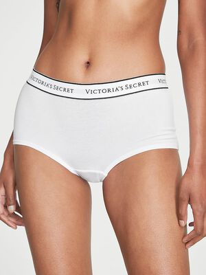 Logo Cotton Boyshort Panty