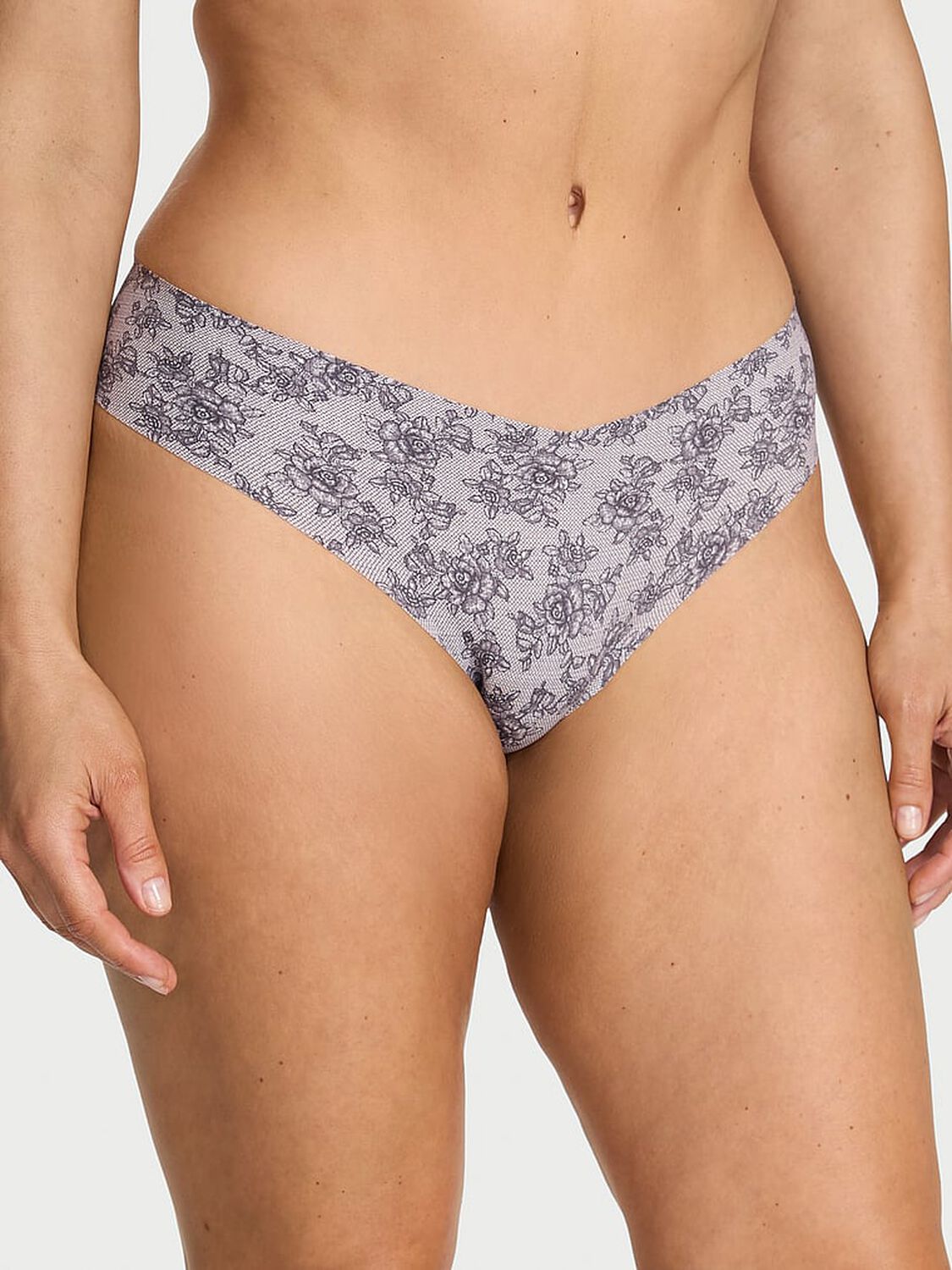 vs No-Show No-Show Thong Panty Tornado Floral 1 of 2 