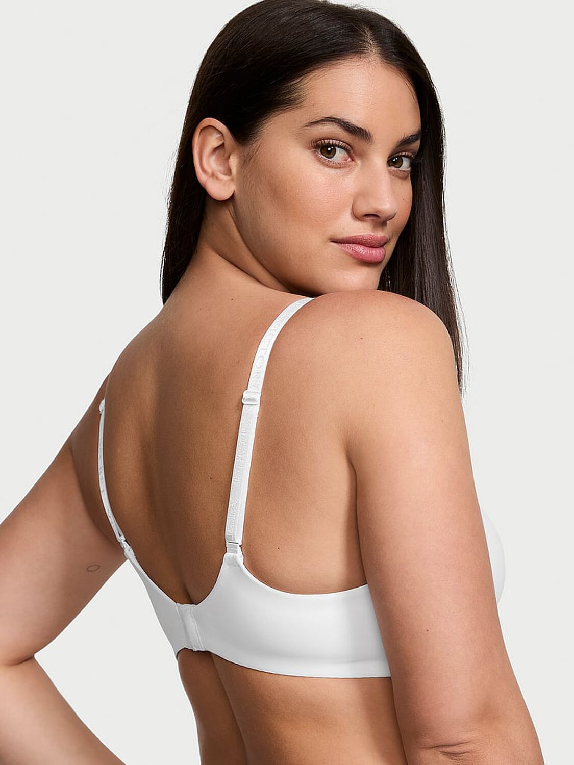 vs The T-Shirt Lightly Lined Wireless Bra Vs White 2 of 3 