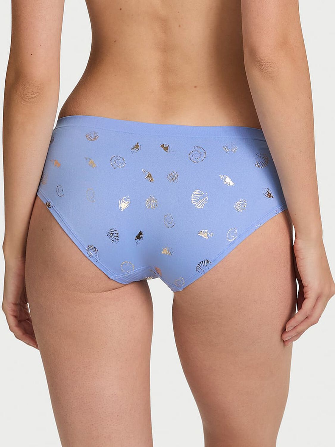 vs Seamless Seamless Hiphugger Panty Blue Cameo Seashells 1 of 3 