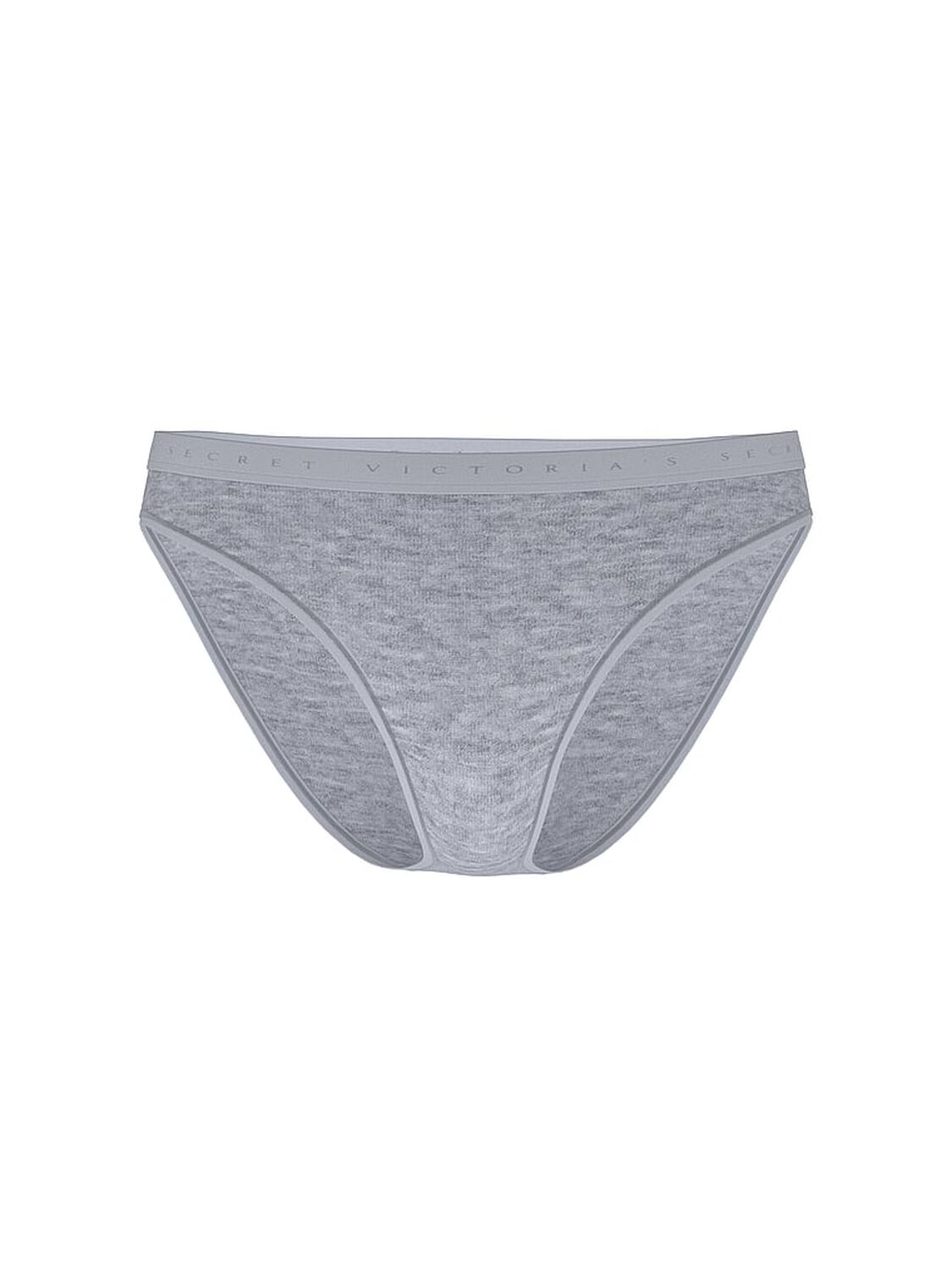 vs Victoria's Secret Stretch Cotton Bikini Panty Heather Grey Cat 3 of 3 