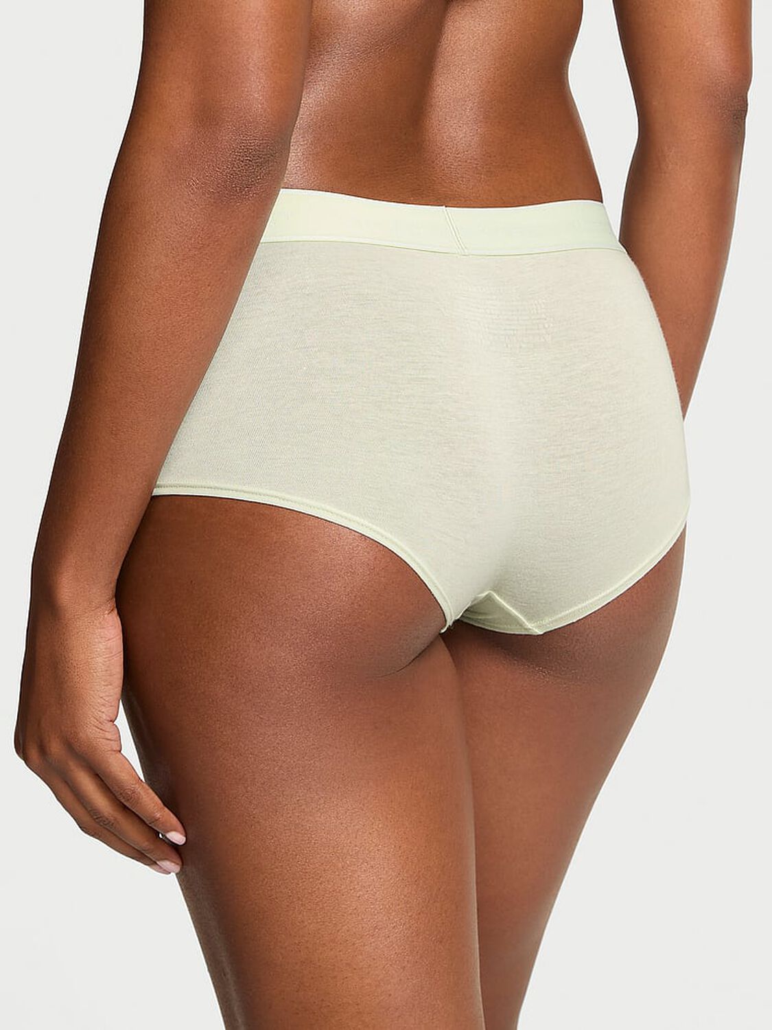 vs Cotton Logo Cotton Boyshort Panty Mint Crush 2 of 2 