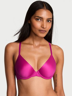 Secret Front-Close Ultra Lightly Lined Racerback Demi Bra