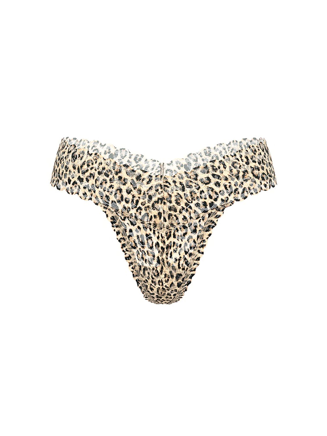 vs The Lacie Blossom Lace Thong Panty Natural Leopard 3 of 3 
