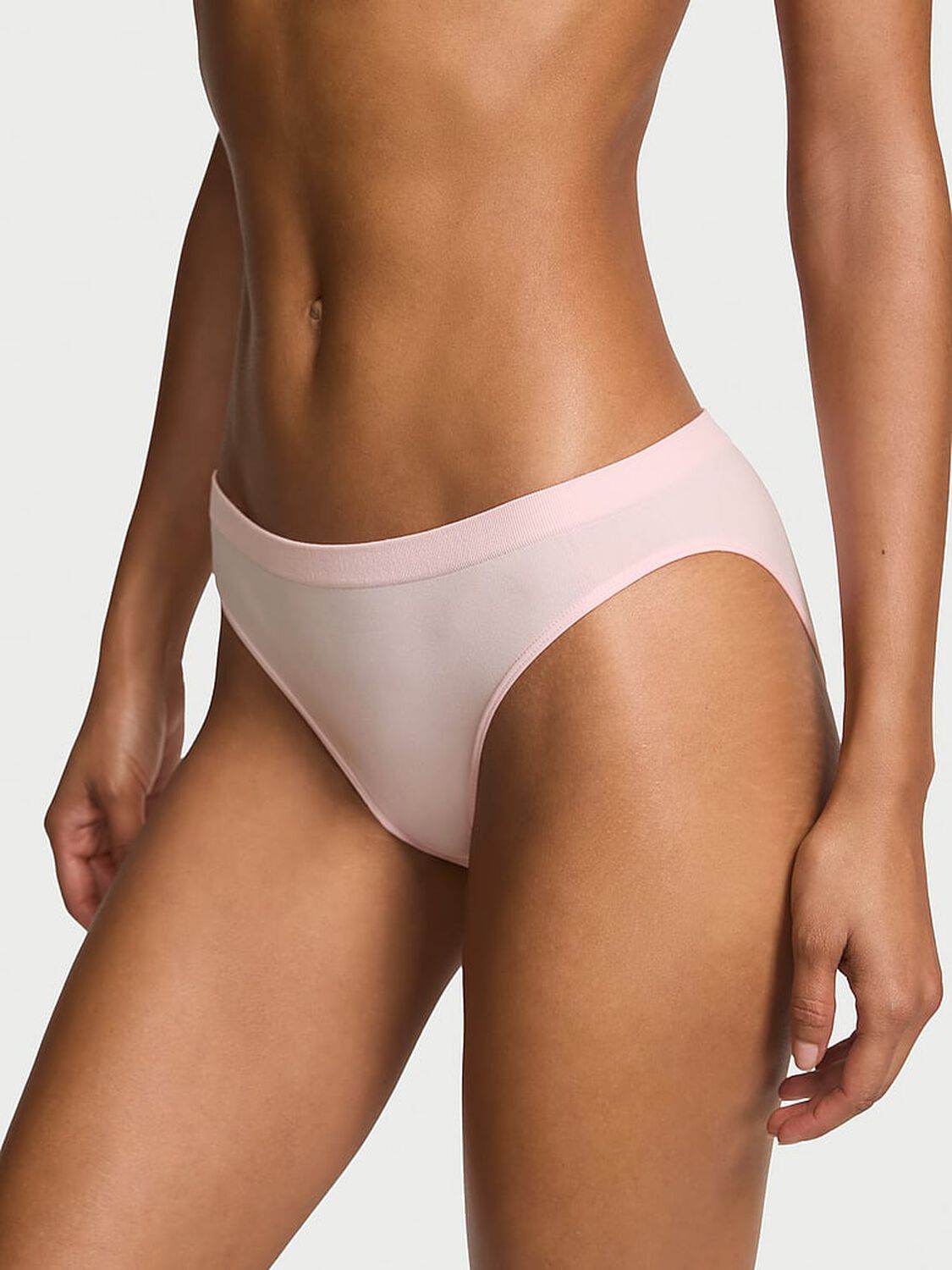 vs Seamless Seamless Bow Bikini Panty Angel Pink 1 of 2 