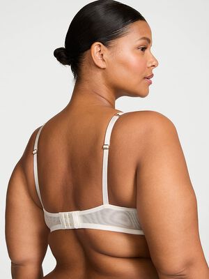Wildflower Embroidery Lightly Lined Demi Bra