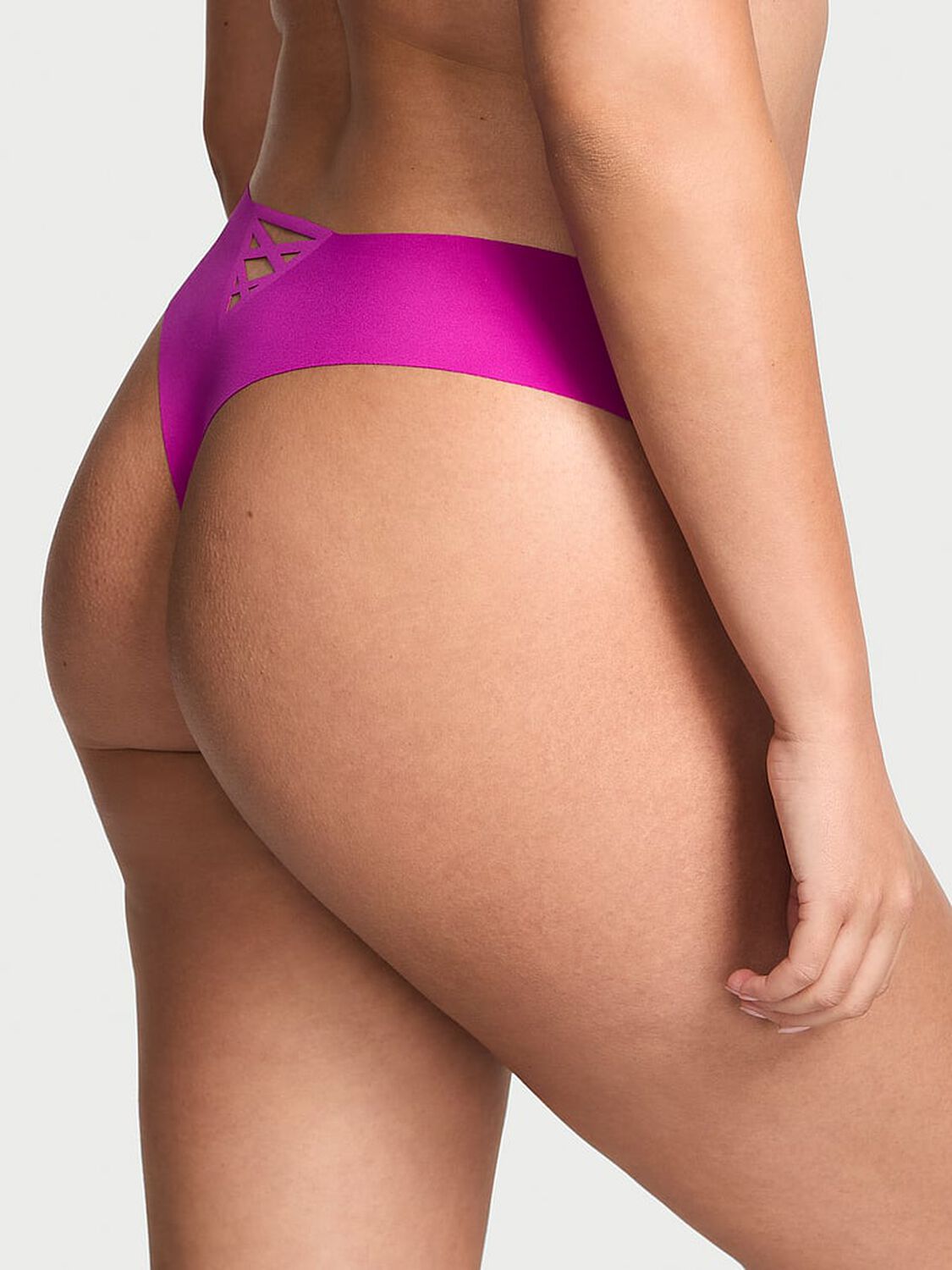 vs No-Show No-Show Strappy Thong Panty Berrylicious 2 of 3 