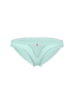 Lace-Trim Bikini Panty