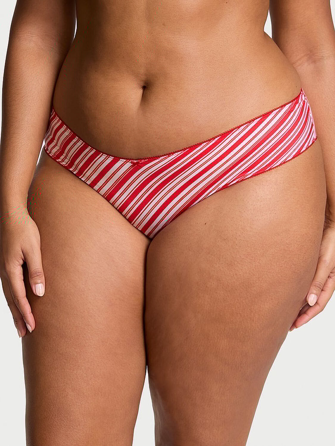 vs Very Sexy Smooth High-Leg Cheeky Panty Lipstick Stripes 1 of 3 
