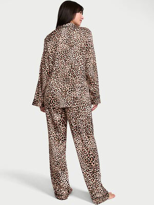 Signature Satin Long Pajama Set