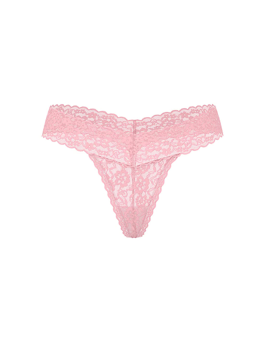 vs The Lacie Lace Thong Panty Petal Pink Roses 3 of 3 