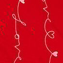 SoSoft&trade; Modal Long Pajama Set, Lipstick/Petal Pink Love Script, swatch