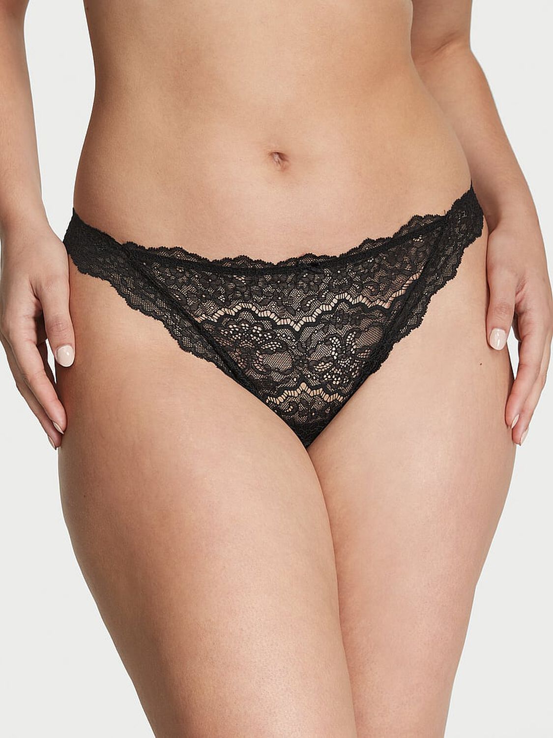 vs Dream Angels Thong Panty Black 1 of 3 