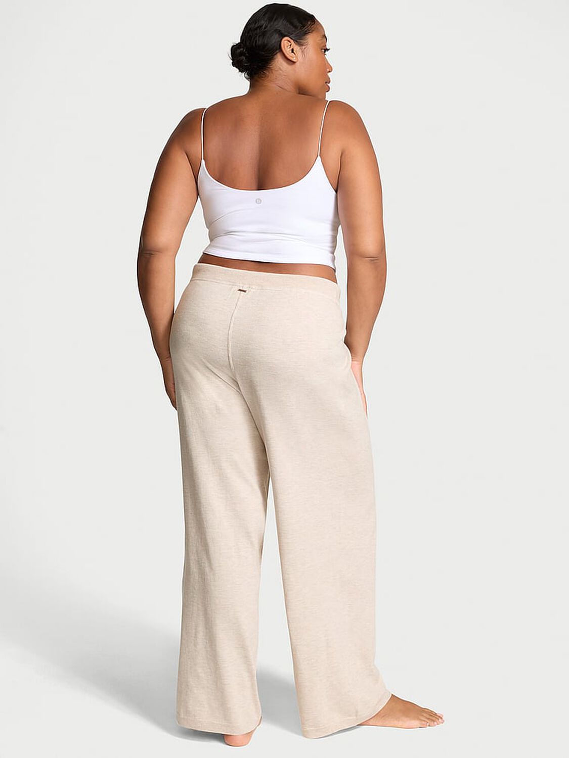 vs Victoria's Secret Luxe Crème Knit Lounge Pants Driftwood 2 of 4 