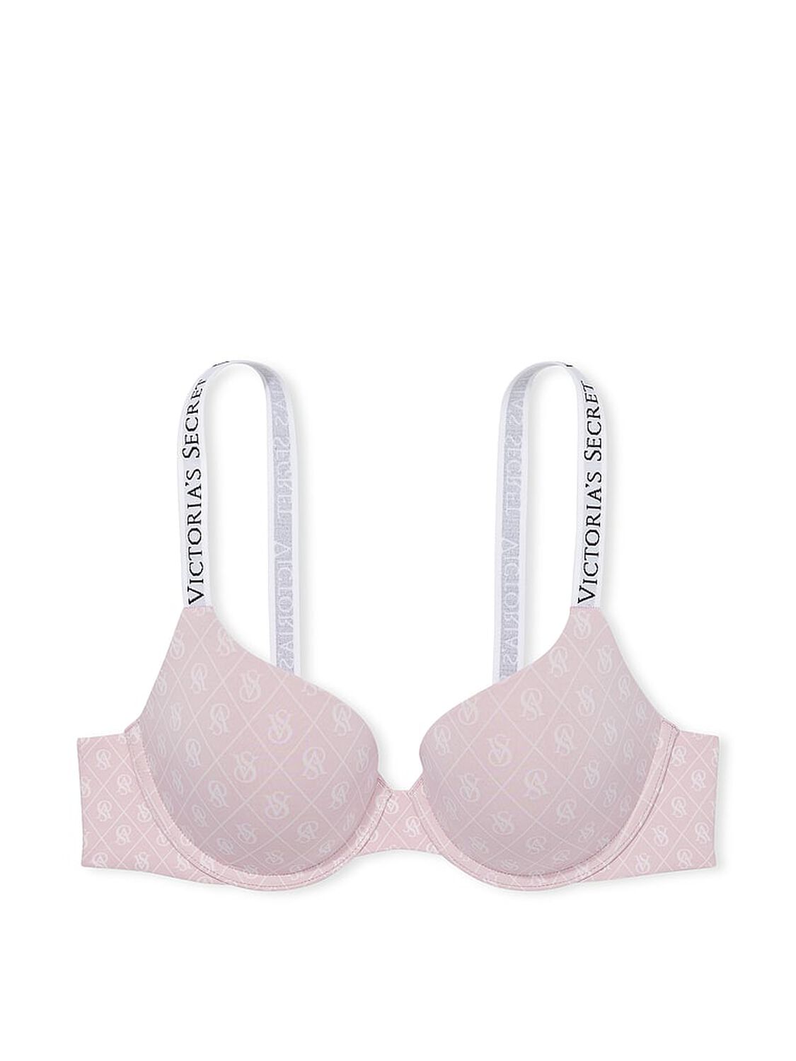 vs The T-Shirt Push-Up Perfect Shape Bra Pink Logo 3 of 3 