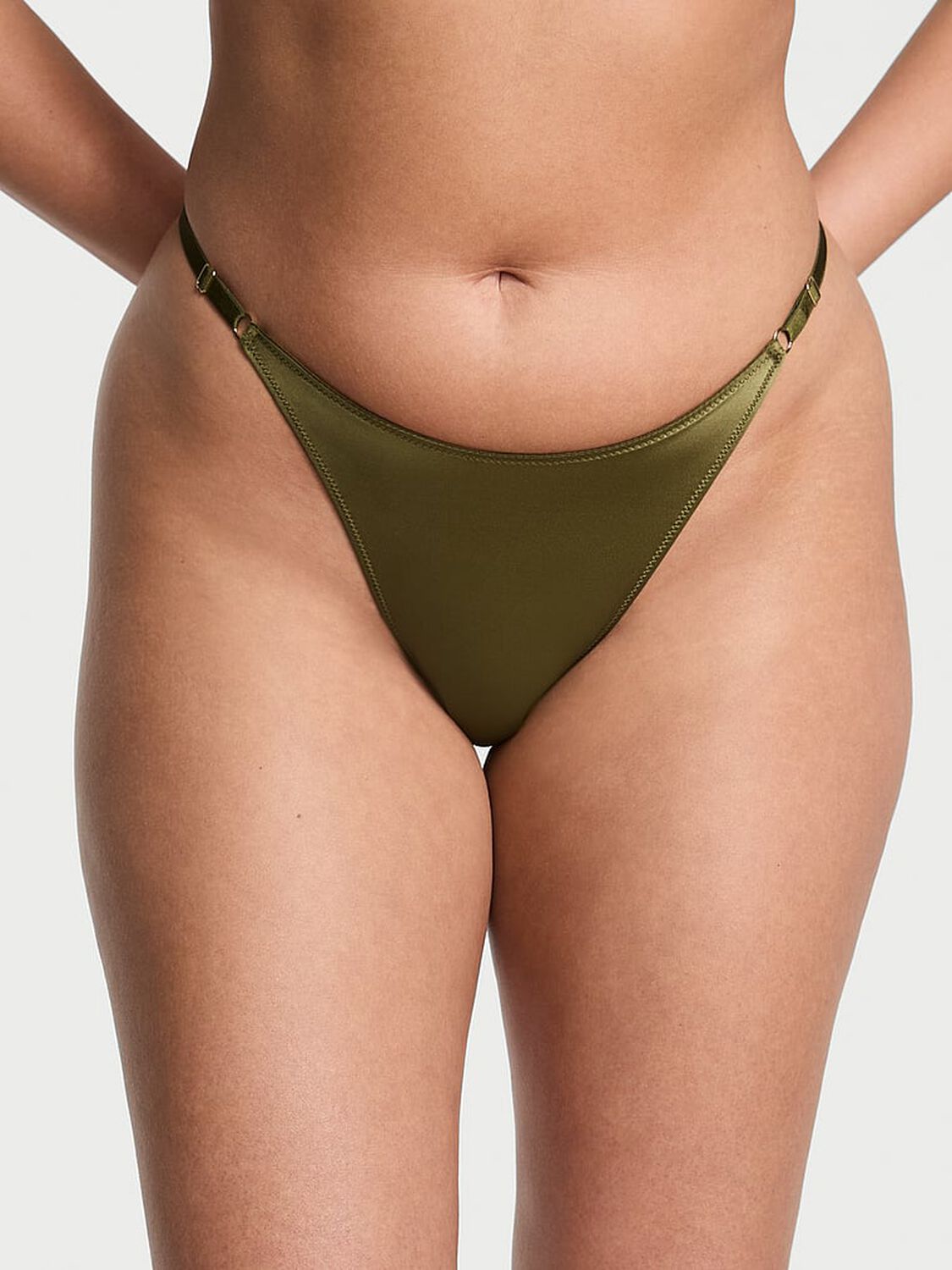 vs Very Sexy Smooth Adjustable Brazilian Panty Green Chameleon 3 of 3 
