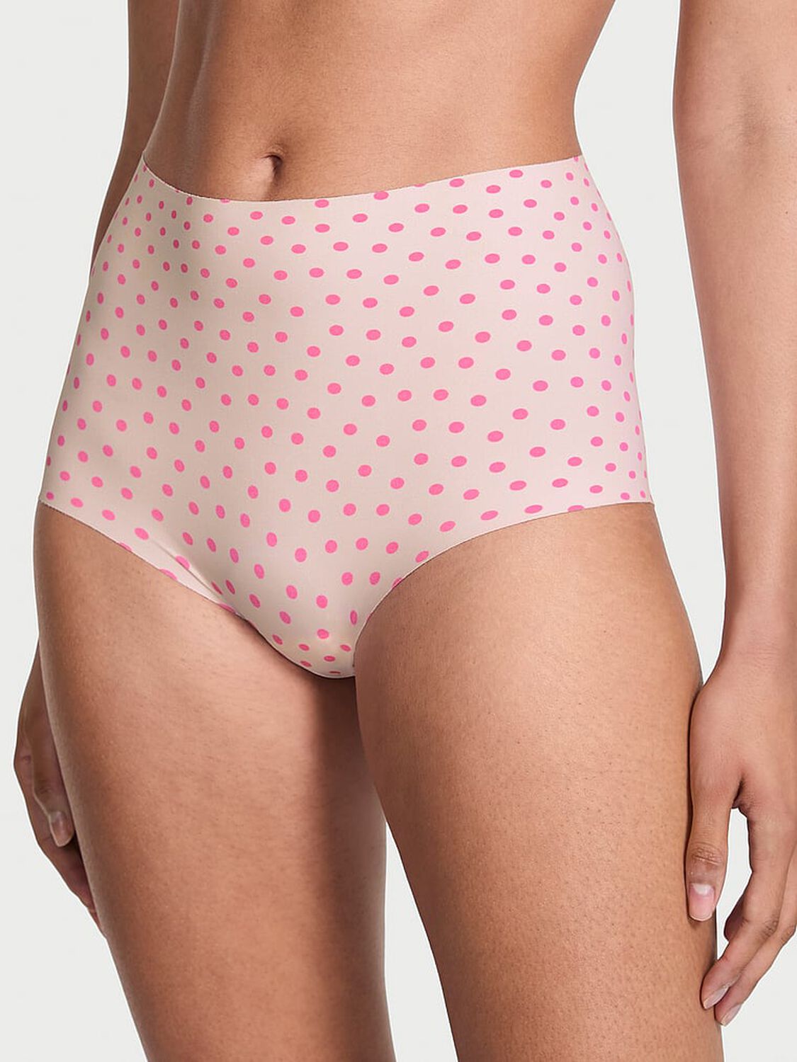 vs No-Show No-Show Modern Brief Panty Purest Pink Dots 1 of 3 
