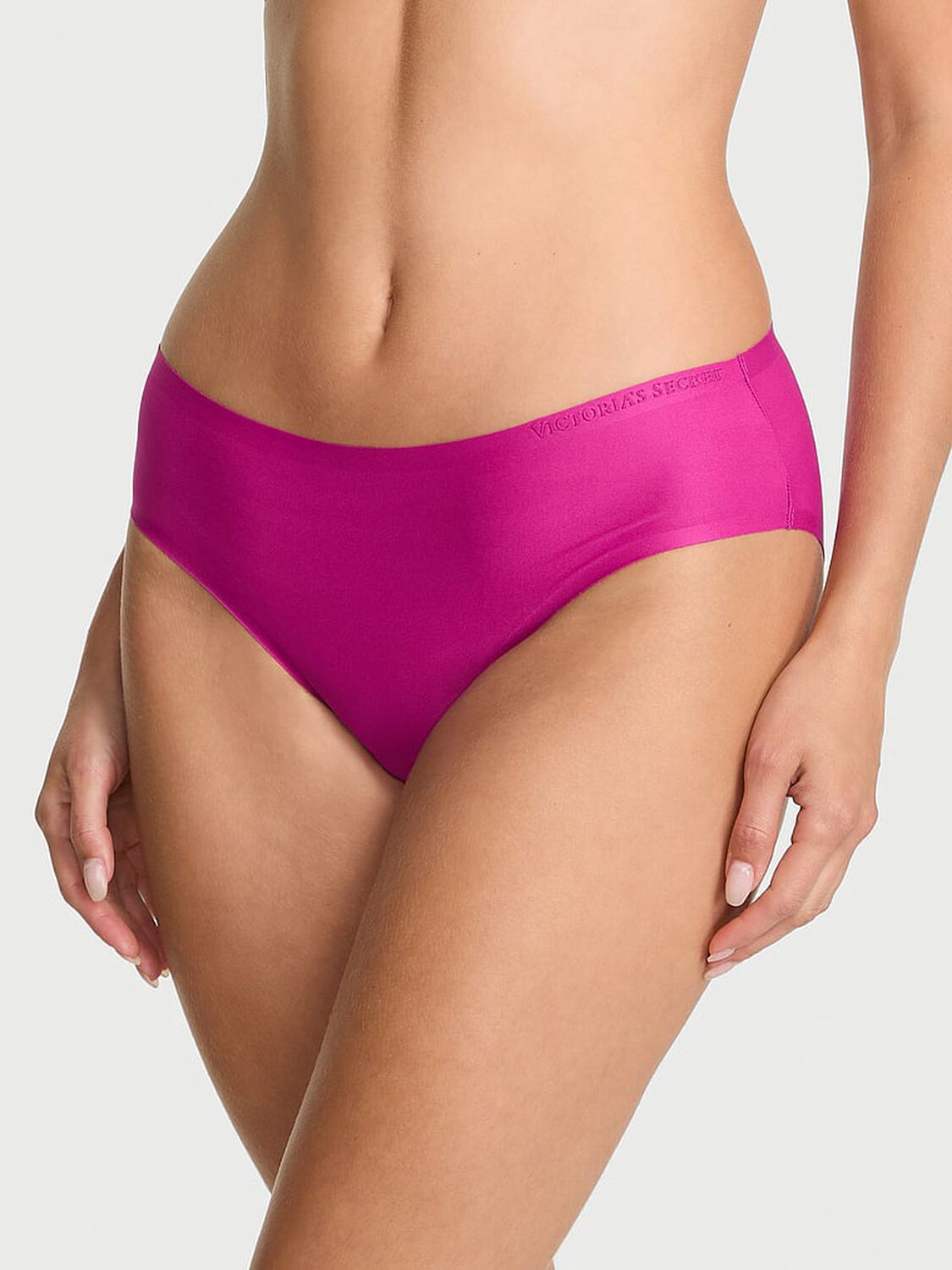 vs Body By Victoria Body by Victoria Flex Mid-Rise Bikini Panty Allure Pink 1 of 3 