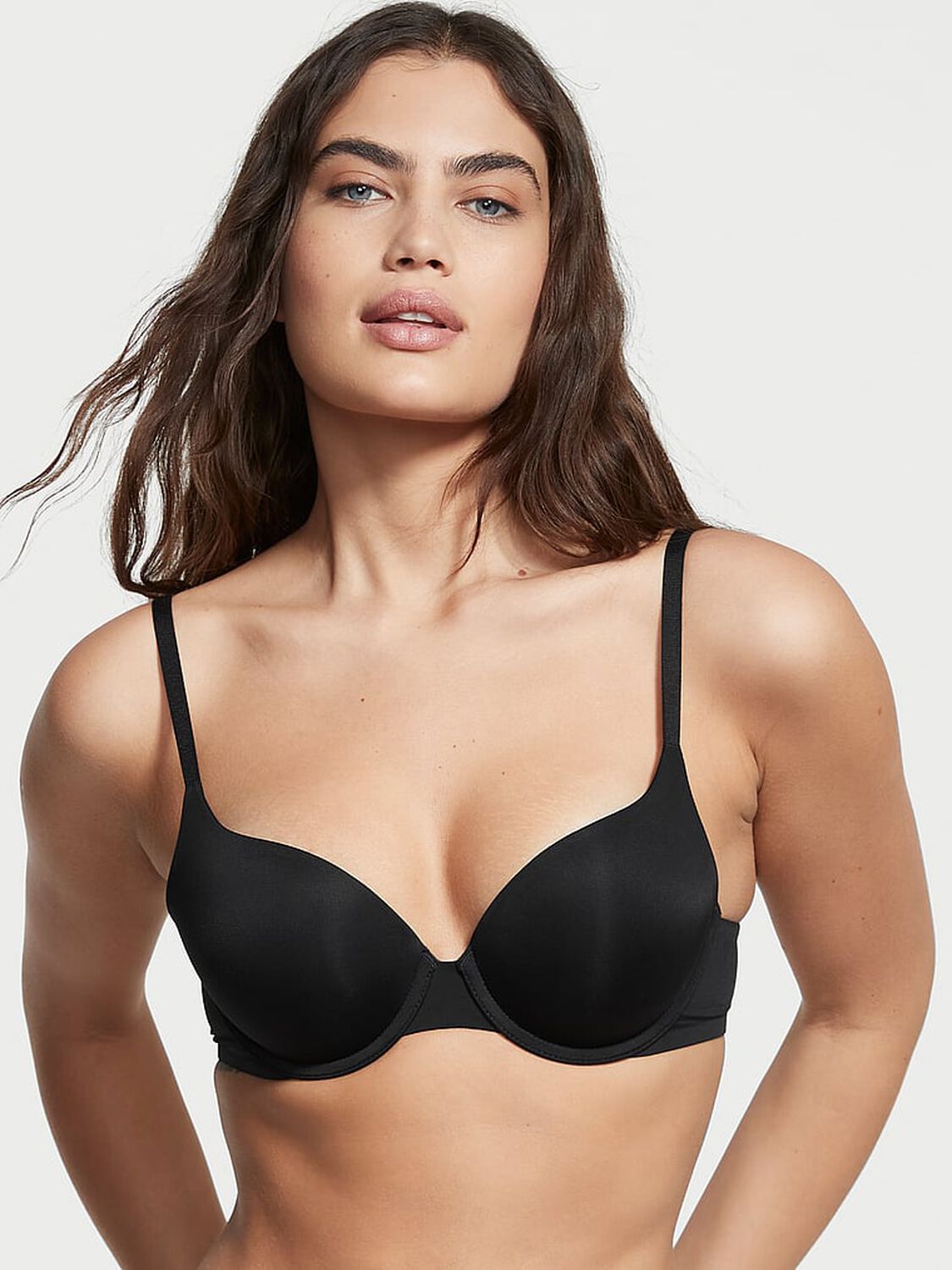 vs The T-Shirt Push-Up Perfect Shape Bra Black 1 of 3 