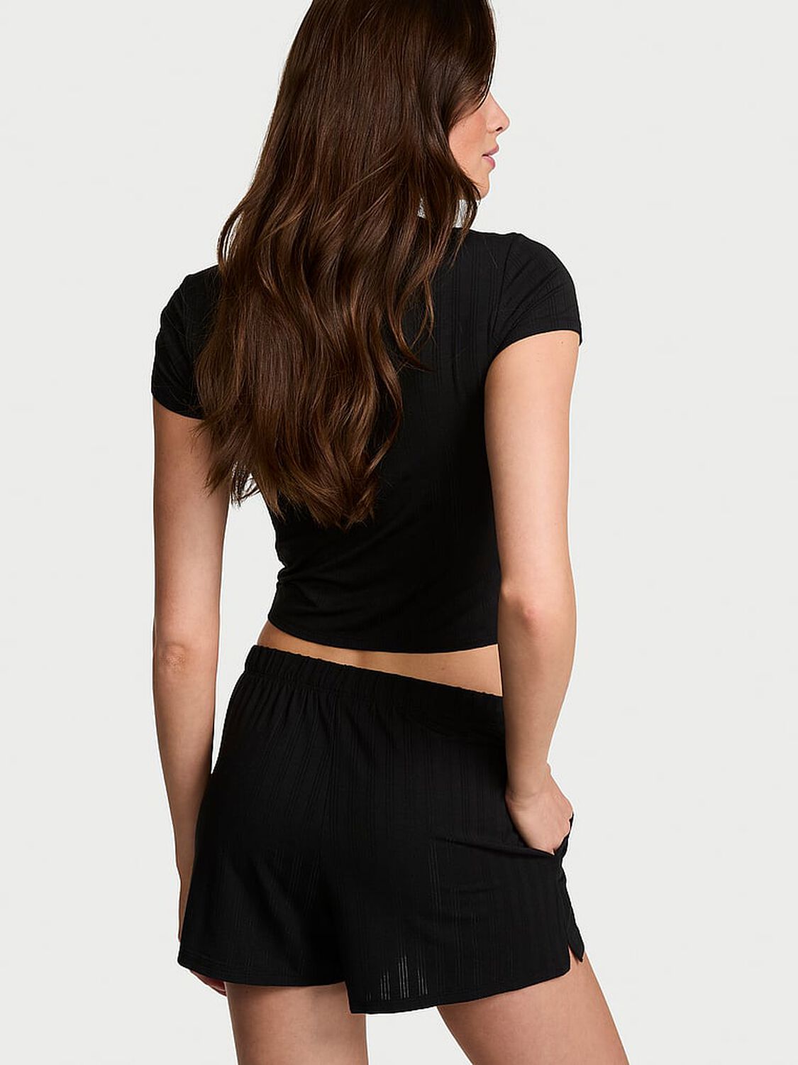vs Victoria's Secret SoSoft&trade; Modal Ultra-Fine Shorts Black 2 of 3 
