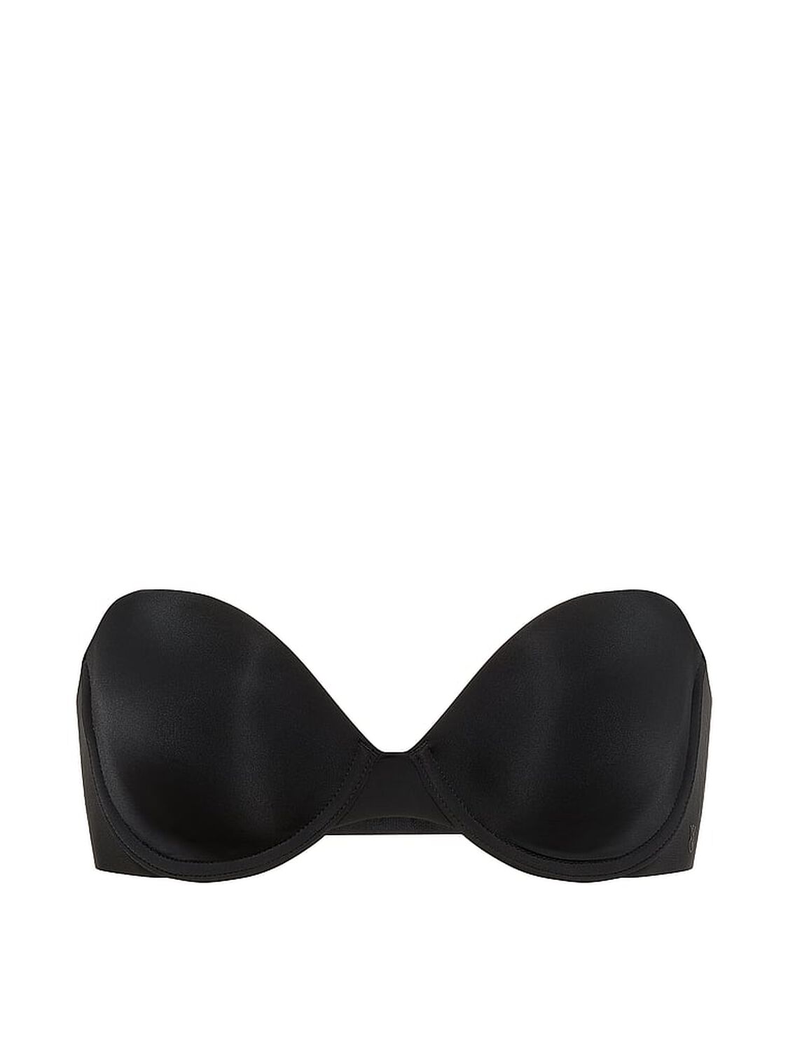 vs Victoria's Secret Bare Lightly Lined Strapless Bra Black 3 of 4 