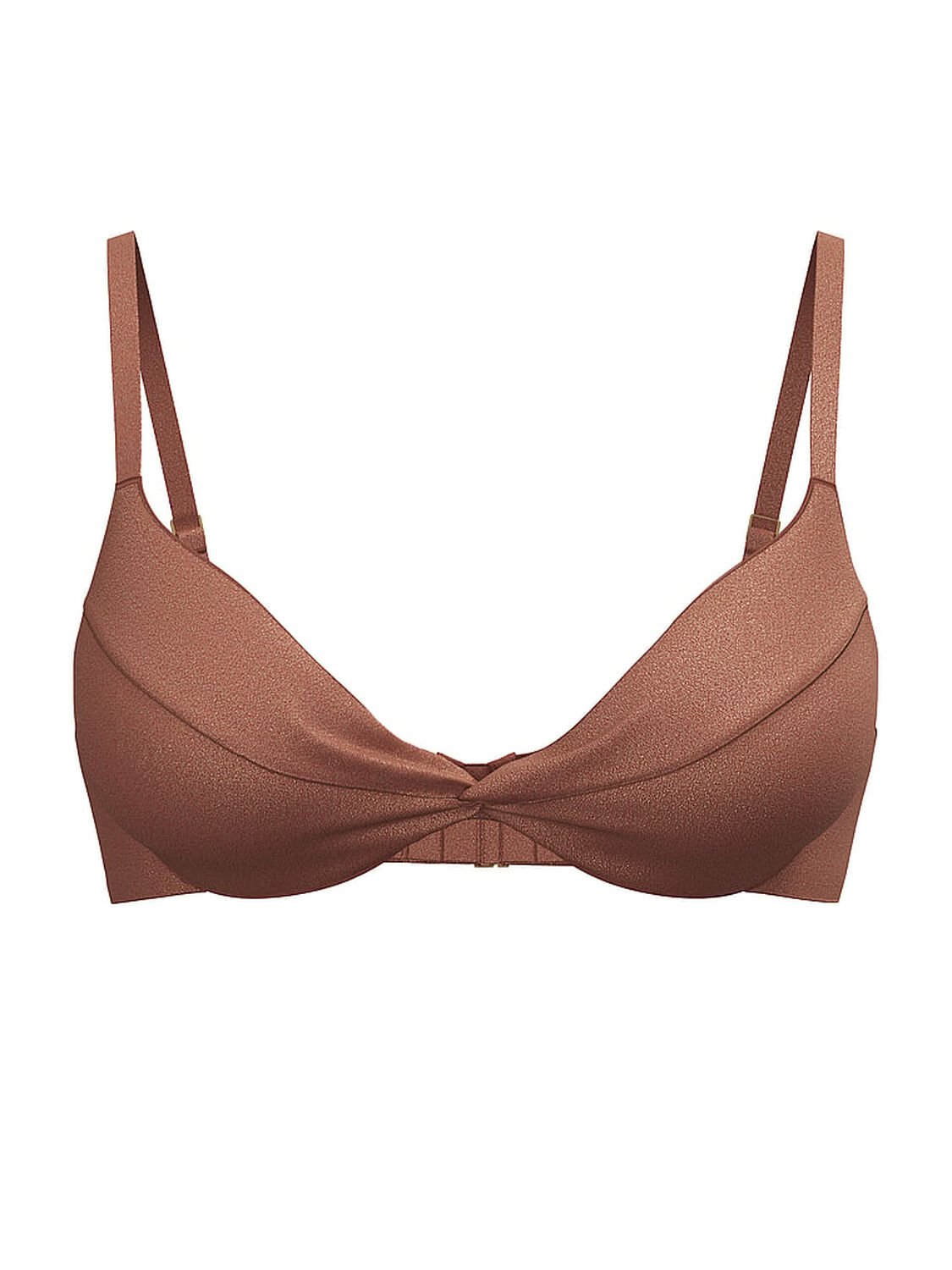 vs Victoria's Secret Swim Essential Twist Push-Up Bikini Top Sweet Clove Foil 3 of 3 