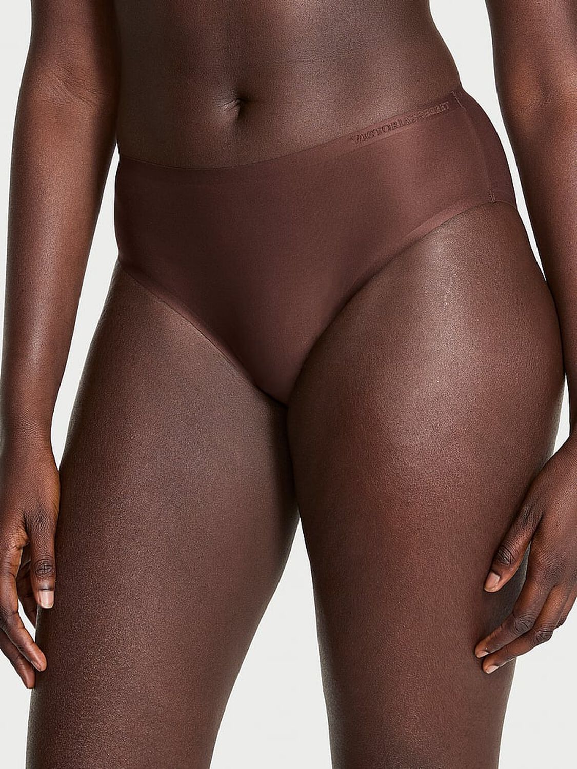 vs Body By Victoria Body by Victoria Flex Mid-Rise Bikini Panty Ganache 3 of 3 