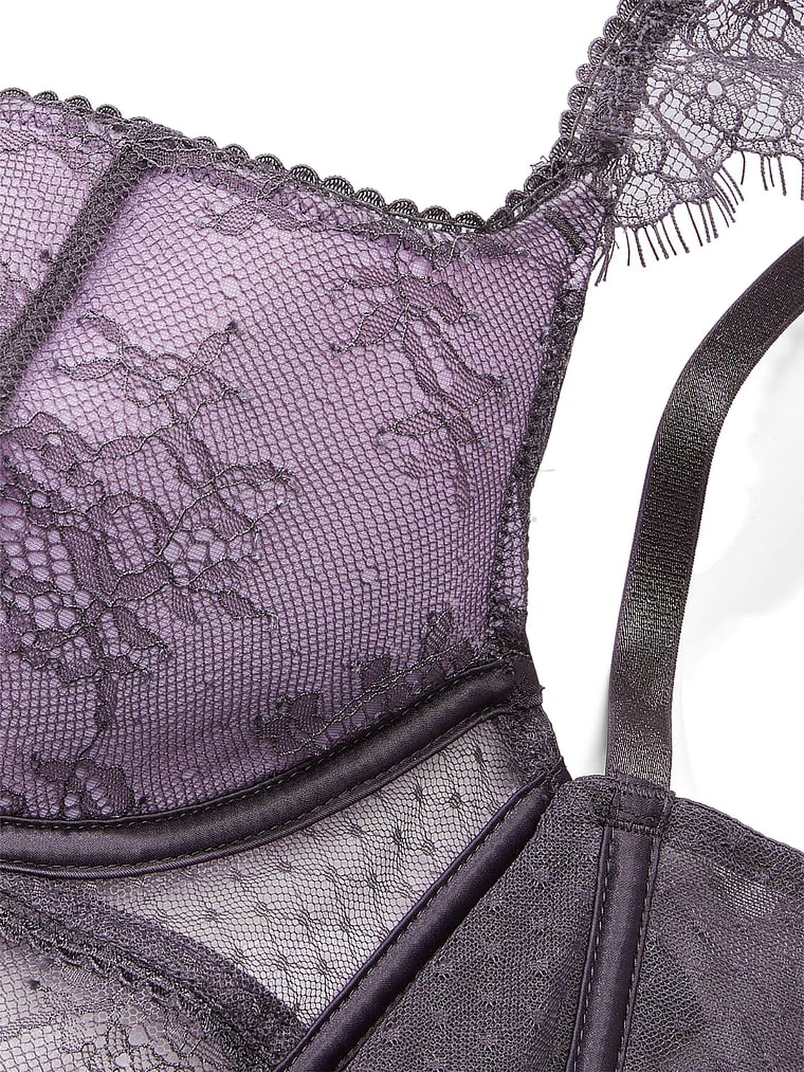 vs Dream Angels Lace Cap-Sleeve Corset Top Tornado 4 of 5 