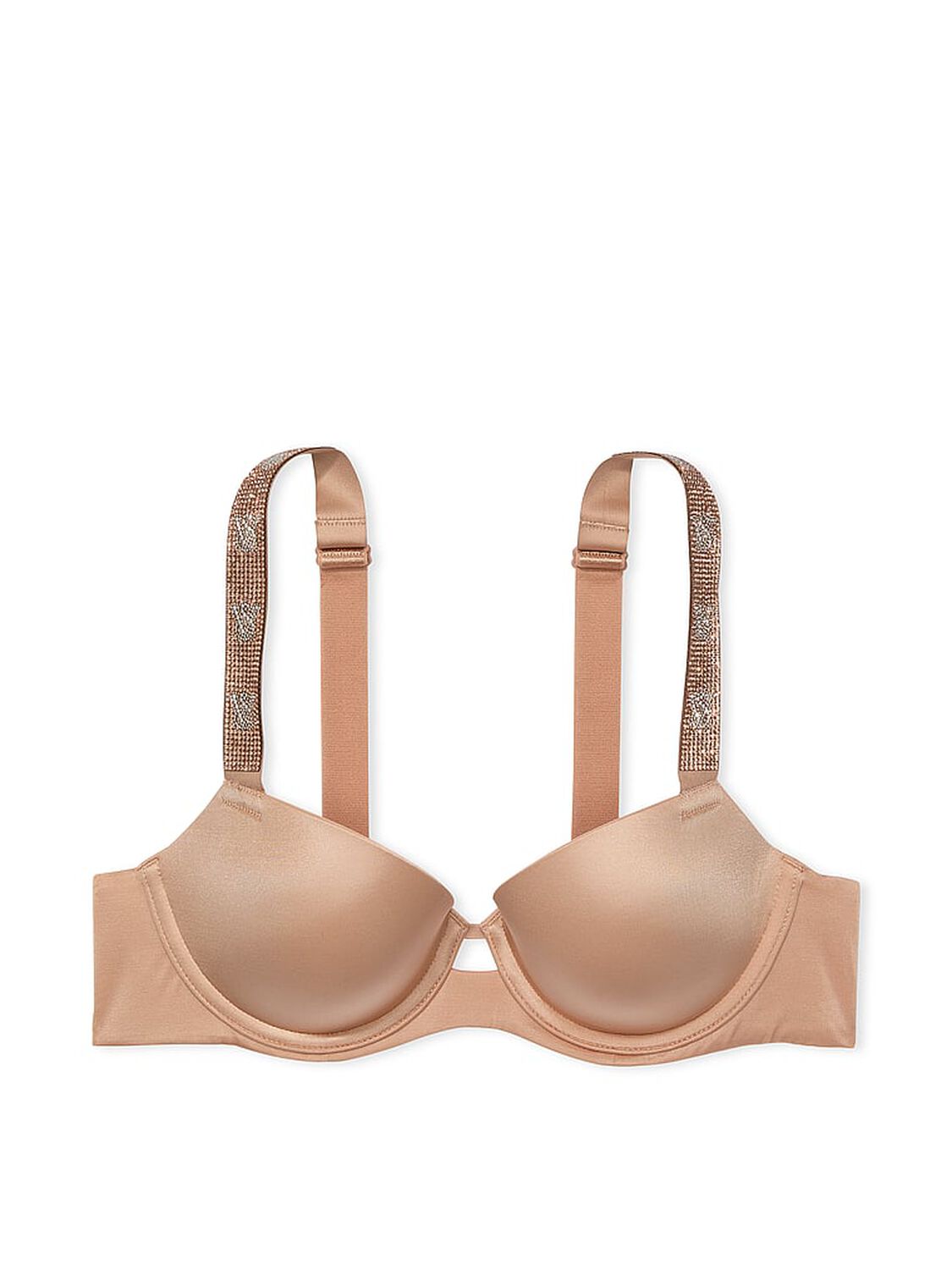 vs Very Sexy Shine Strap Lightly Lined Demi Bra Praline 4 of 5 