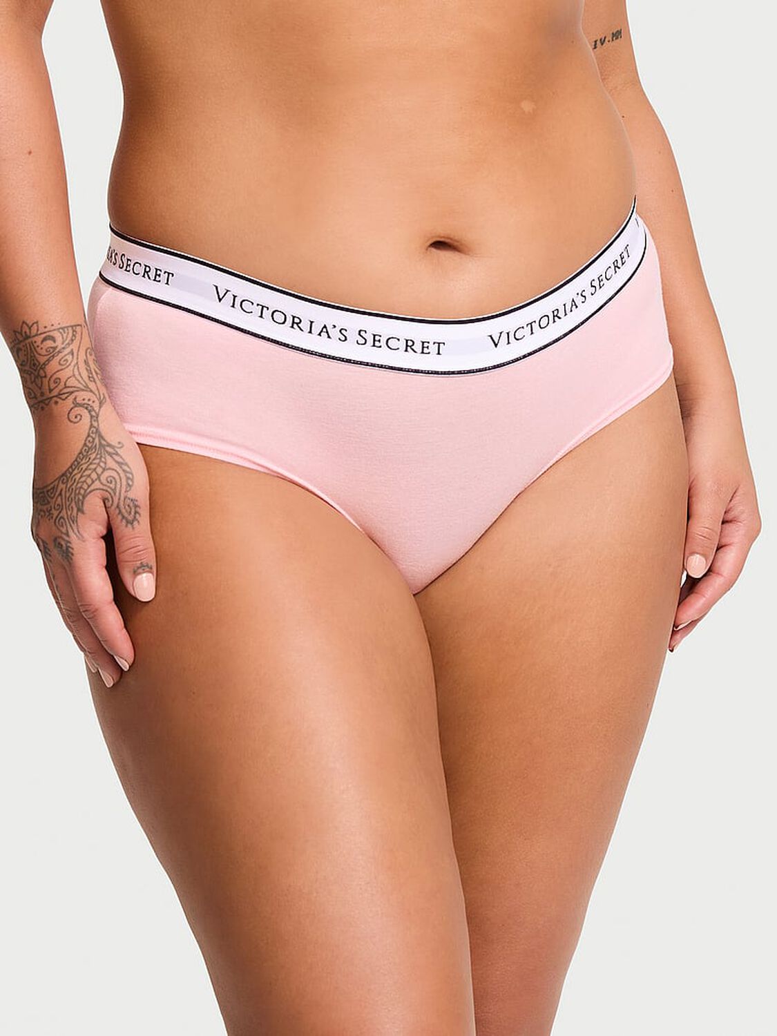 vs Cotton Logo Cotton Cheeky Panty Pretty Blossom 1 of 3 