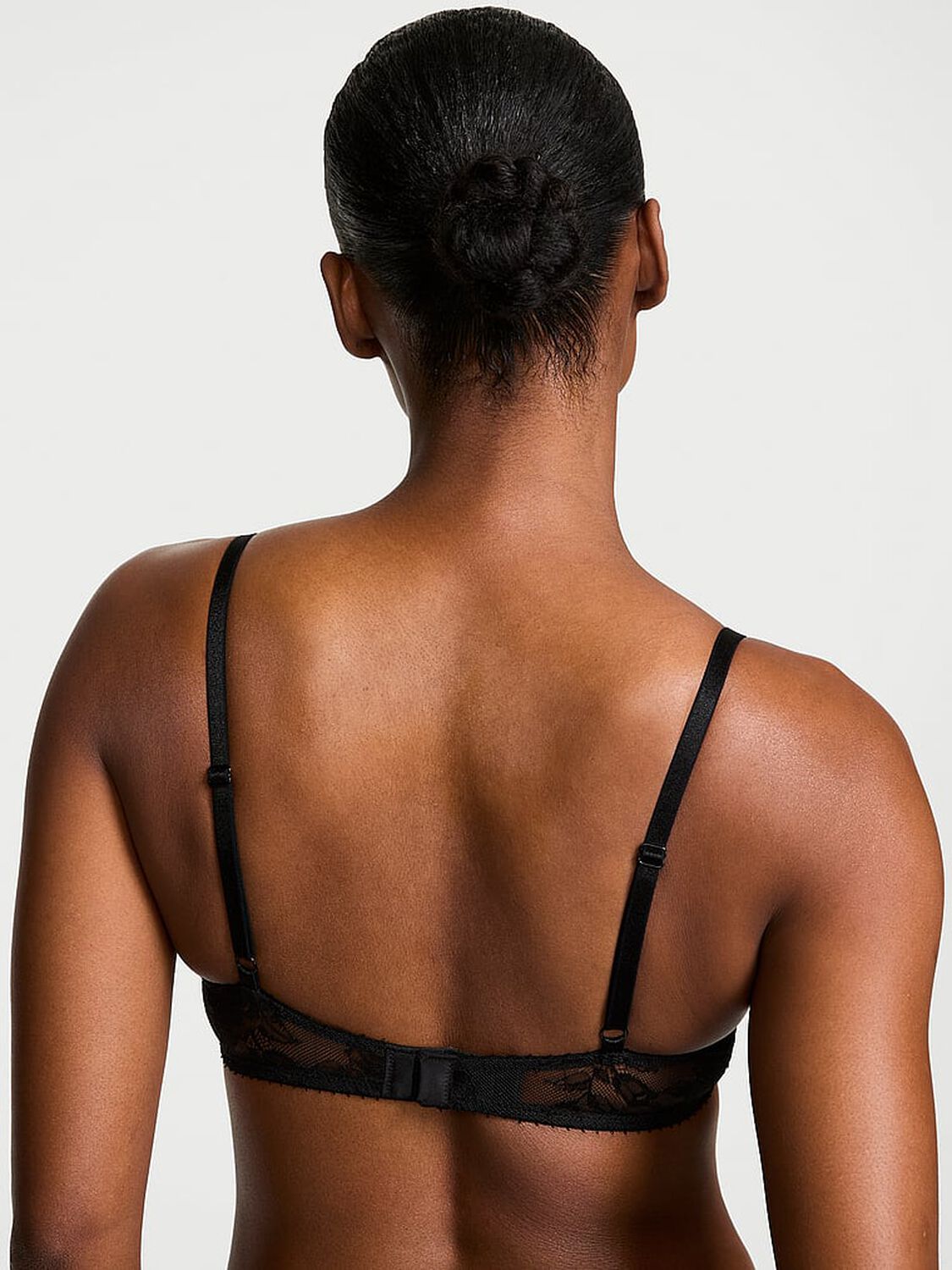 vs Very Sexy Sex-Ray Embroidery Unlined Demi Bra Sexray Black 2 of 4 