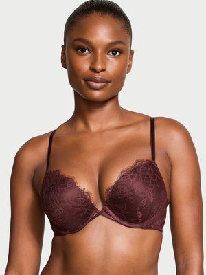 Bombshell Rose Lace Add-2-Cups Push-Up Bra