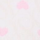 Lightly Lined Wireless Cotton Bra, White & Pink Hearts, swatch
