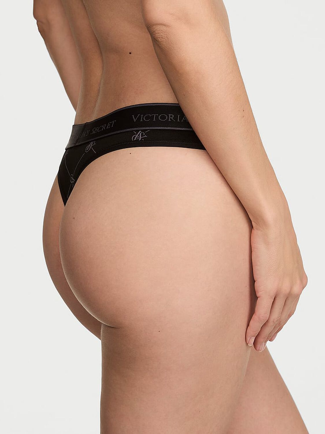 vs Cotton Logo Cotton Thong Panty 2 of 2 