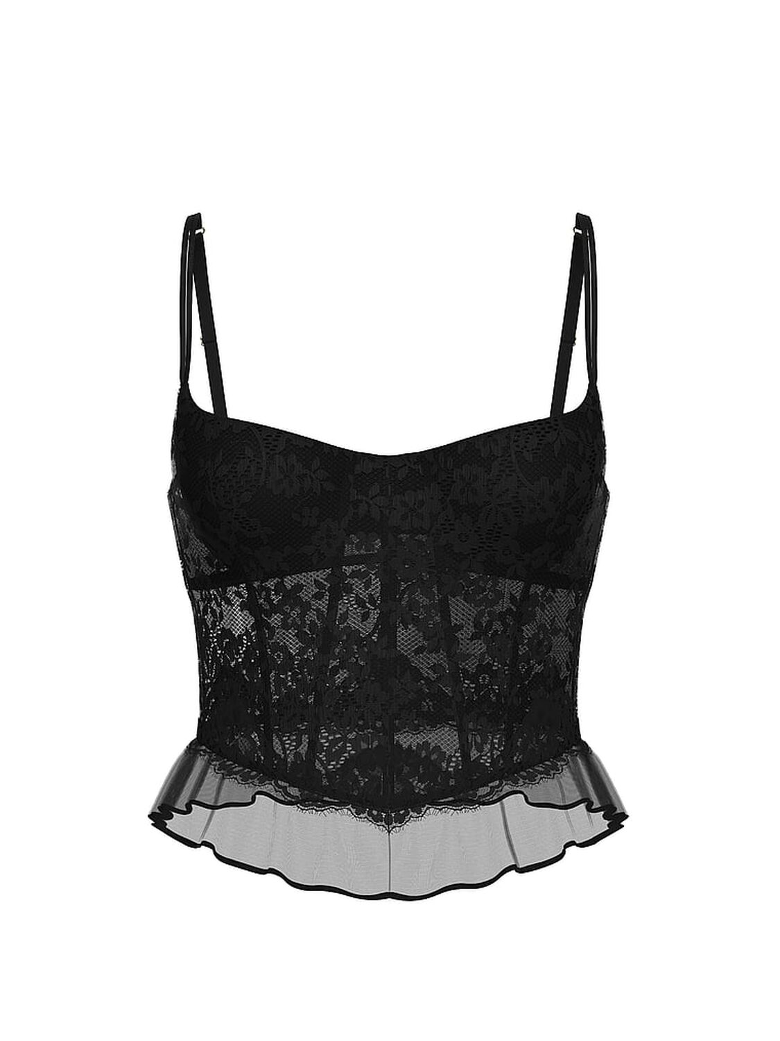 vs Dream Angels Dare to Dream Lace Ruffle Bra Top 3 of 3 