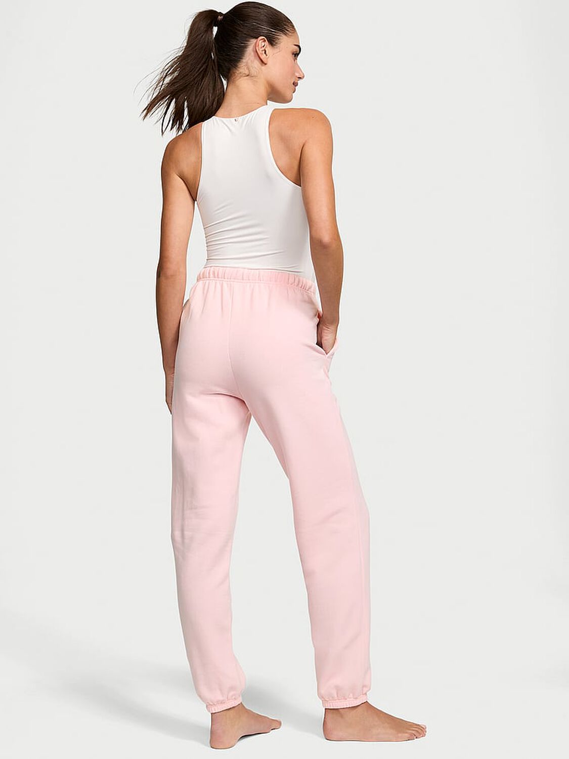 vs Victoria's Secret Brushed Modal Fleece Jogger 2 of 3 
