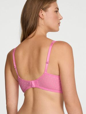 Dot Geo Lace Unlined Balconette Bra
