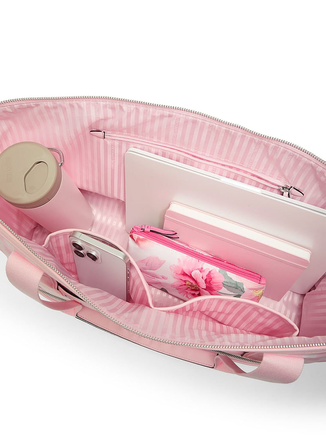 vs Victoria's Secret Weekender Bag Heritage Stripe 3 of 3 