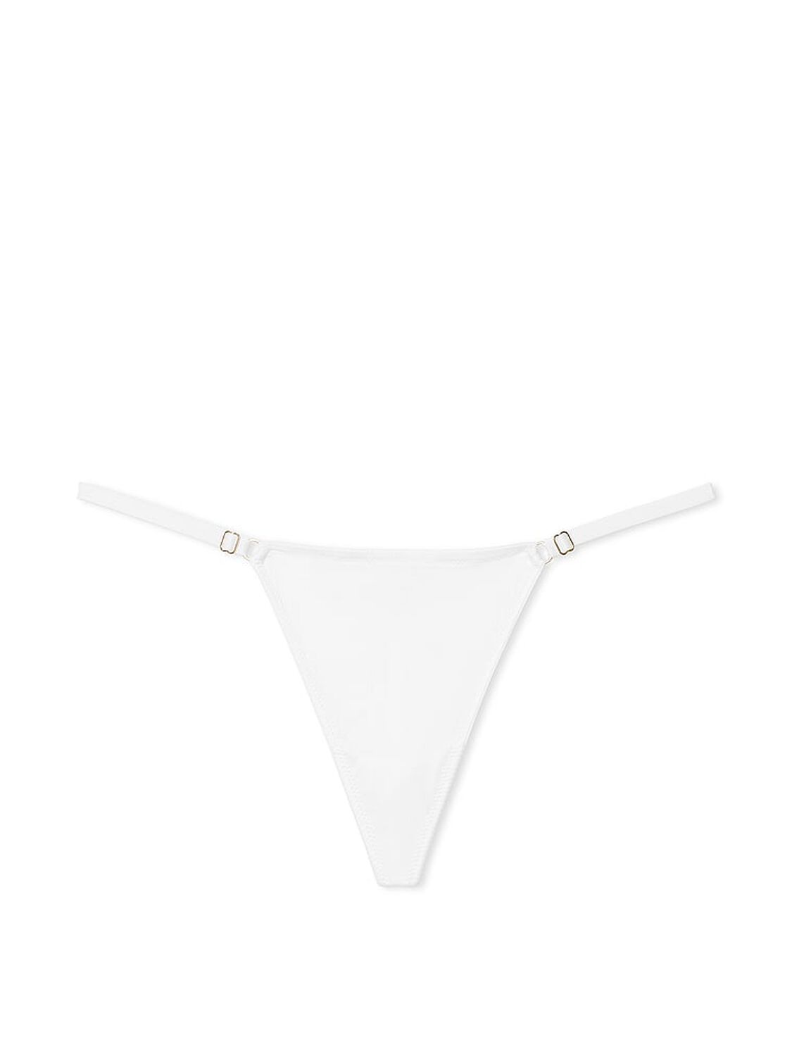 vs Very Sexy V-Hardware Adjustable V-String Panty Vs White 3 of 3 