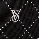 Cotton Lace-Waist Cheeky Panty, Black Logo Diamond, swatch