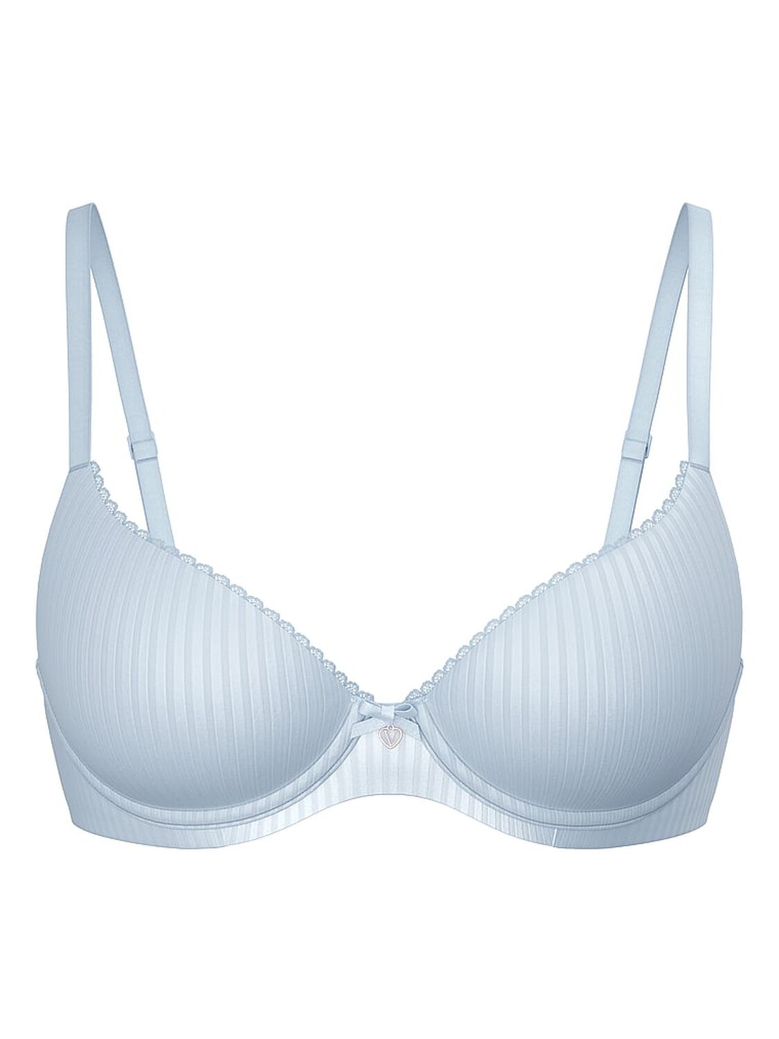 vs Body By Victoria Lightly Lined Demi Bra Palest Blue 3 of 4 