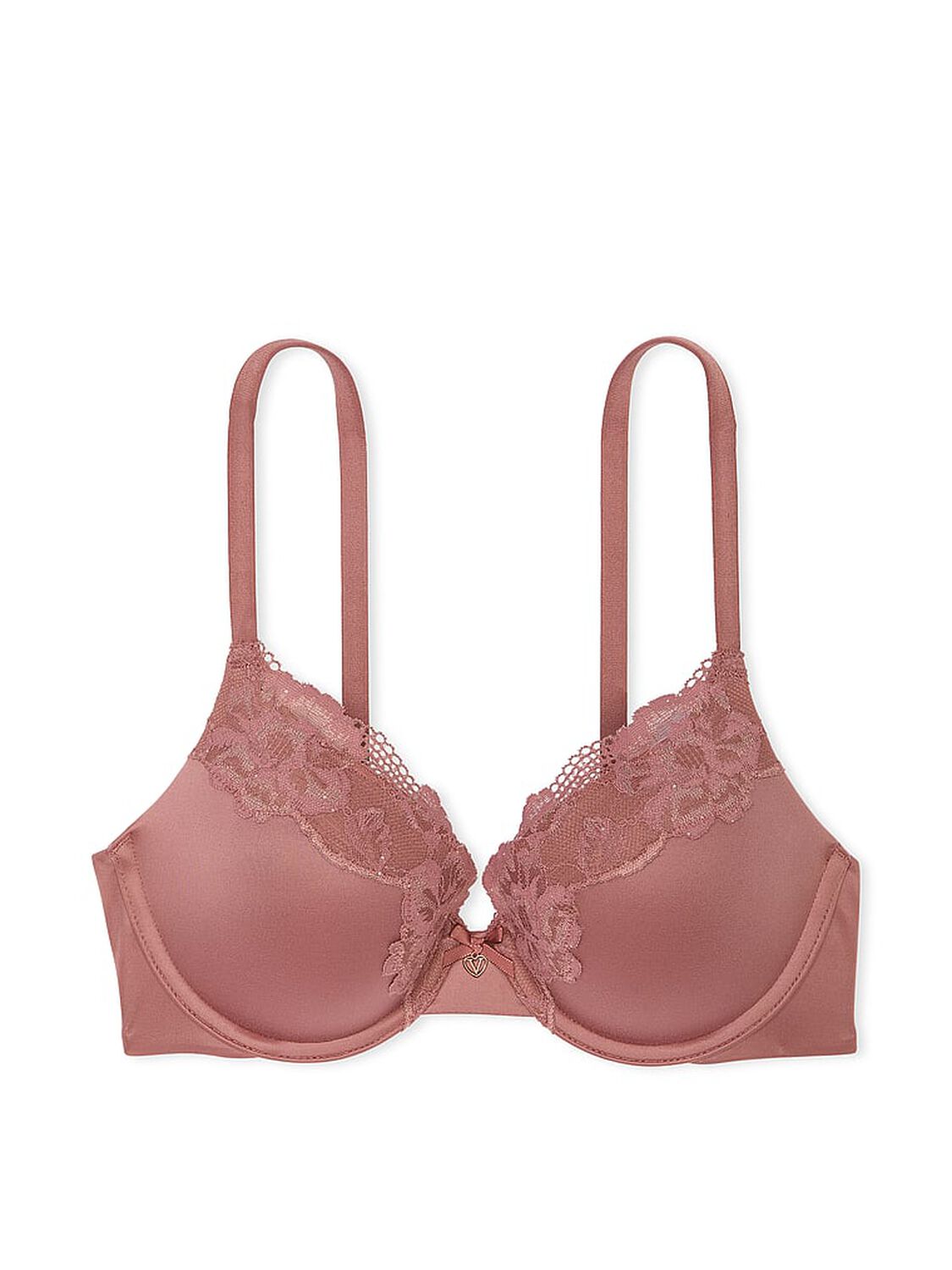 vs Body By Victoria Lace-Trim Push-Up Perfect Shape Bra 3 of 4 