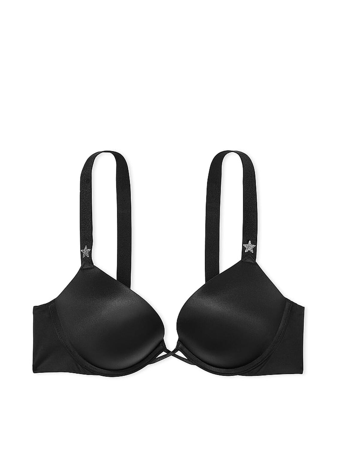 vs Very Sexy Bombshell Add-2-Cups Starstruck Shine Push-Up Bra Black 3 of 4 