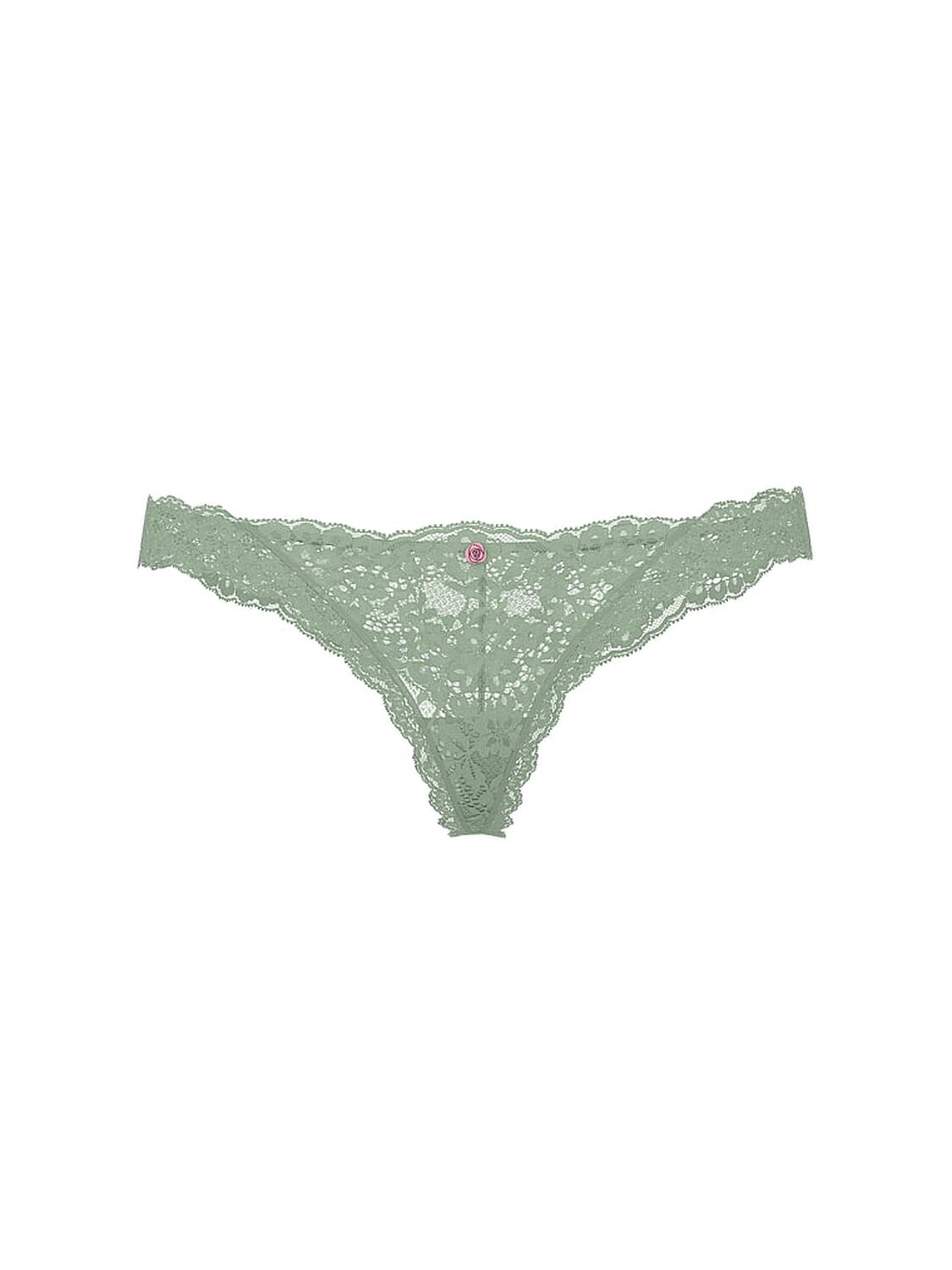 vs Dream Angels Lace Thong Panty Sweet Spearmint 3 of 4 