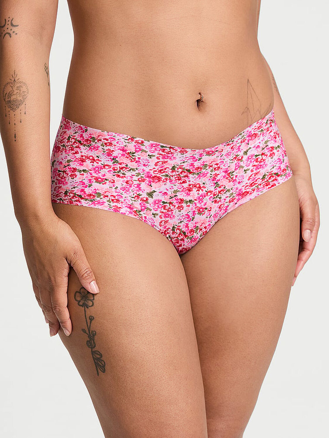 vs No-Show No-Show Cheeky Panty Delicate Violet Ditsy Floral 1 of 3 
